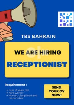 Receptionist - TBS Bahrain - Businessmen Services 0