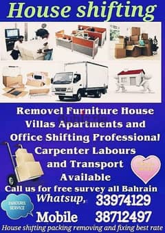 House shifting
Villa service moving things all Bahrain