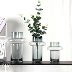 Clear Glass Vase 0