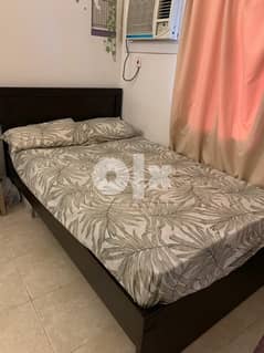 double bed with medicated mattress for sale 0