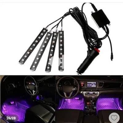 Car atmosphere rgb floor lights for sale