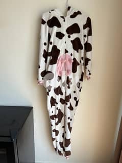 Haloween Costume Adult Cow Costume 0