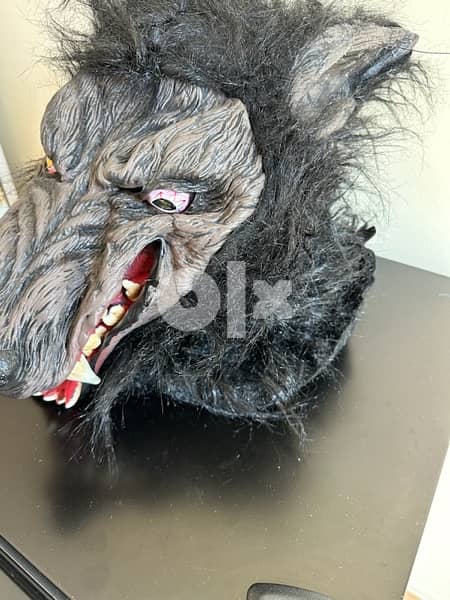 Haloween Costumes - Bad were wolf latex head mask 1