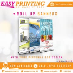 Roll Up Banner Printing - With Free Delivery Service!