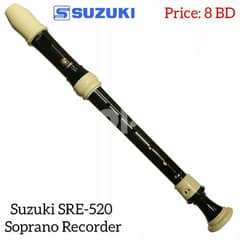 New Suzuki SRE-520 Soprano Recorder available in stock. 0