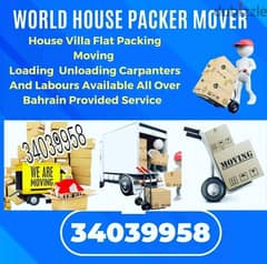 Professional Service House Villa Packer Movers Carpanter Available 0