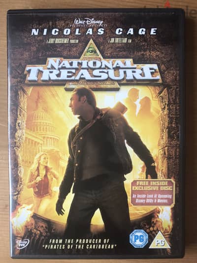 National Treasure DVD starring Nicolas Cage