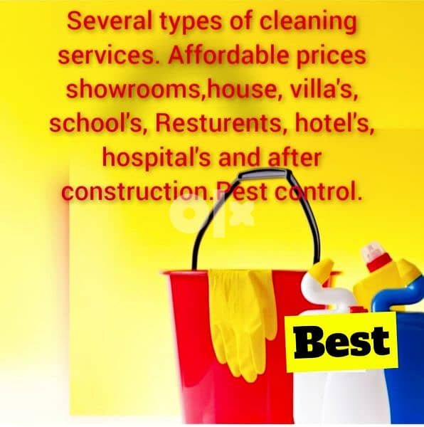 we are providing all kinds of cleaning services. 3
