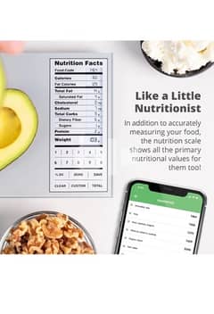 Greater Goods Nutrition Food Scale, Perfect for Weighing Nutritional