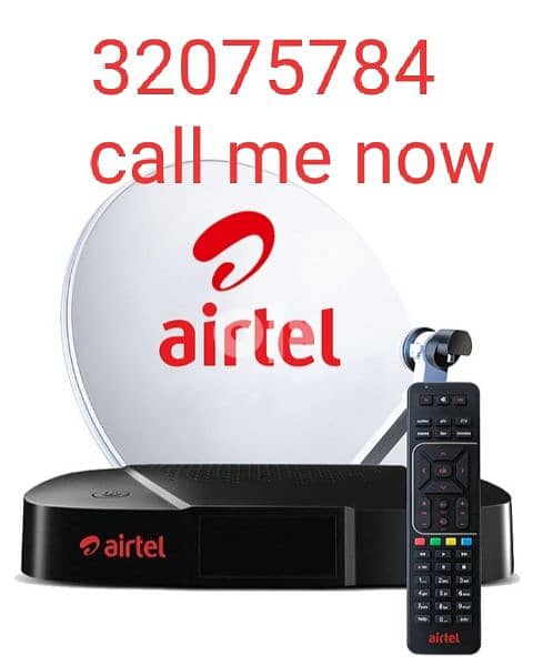 Airtel dish new and receiver full HD arobesat and nilesat 0