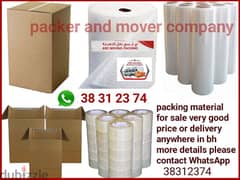 packing material for sale box , bubble wrap, tape, paper wrap,