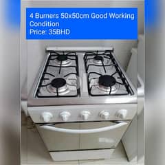 4 Burners Cooking Range in Good Working Condition With Delivery 0