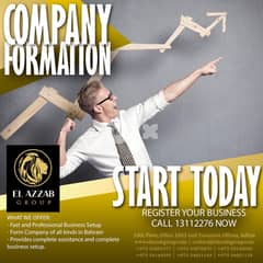At Elazzab Group get Company Formation Only special offer now 0