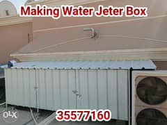 Making water hiter box fixing and installation 0