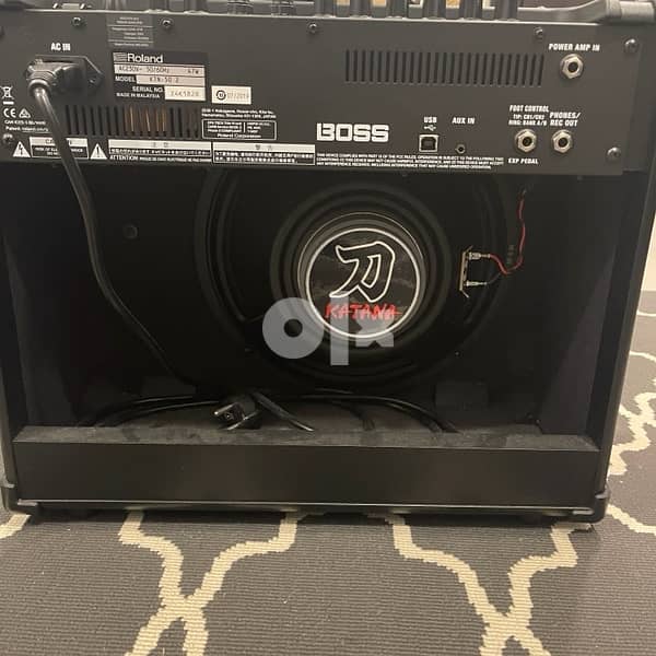 BOSS Katana 50 MkII GUITAR amplifier 3