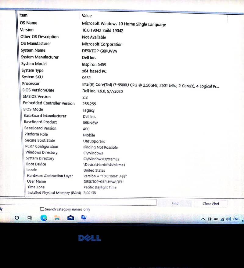 "New,  but Used "DELL Inspiron 5459 6