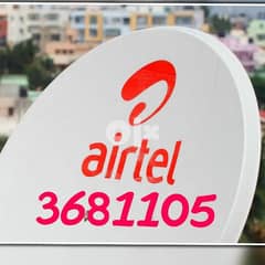 Airtel brand new dish with fixing available