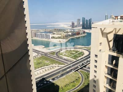 3 Bedrooms flat for sale at Abraj lulu with sea view on higher floor