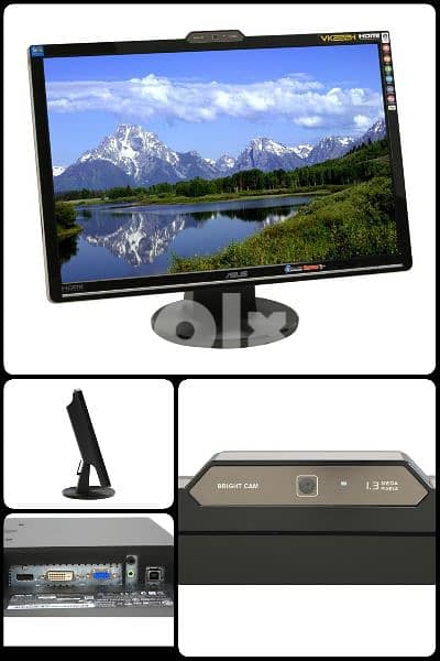 Grade A Asus HDMI LED Monitor 22" Witn Webcam 0