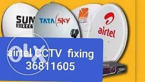 Airtel brand new dish with fixing only 33 bhd 0