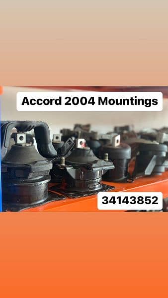 Honda Accord 2009 Engine Mountings 4 piece