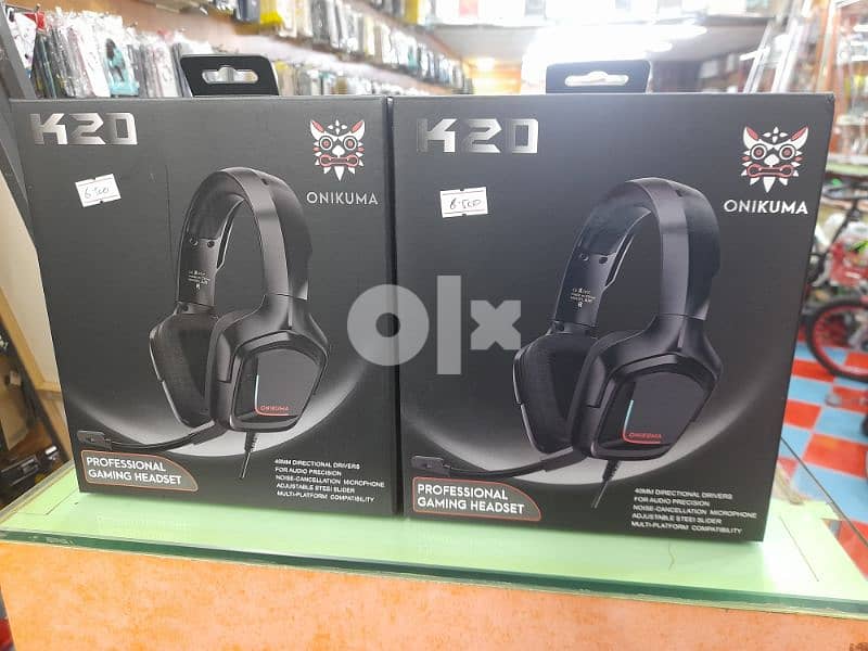 ONIKUMA k20 gaming and pc headphones with mike for sale 0