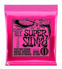 Ernie Ball Nickel Super Slinky Guitar Strings Gauges 009 to 042 0
