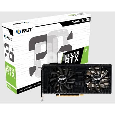 Palit RTX 3060 12GB  like new with box used for 30 days 1