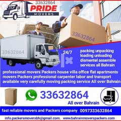 (Packing & moving). All bahrain Furniture removing fixing very well lo 0