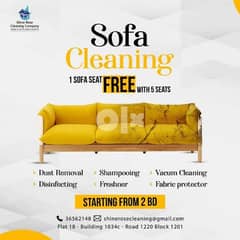 We Clean It Well To Keep It Right. 

•  All type of sofa and carpet 0