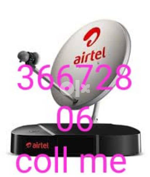 Airtel dish new fixing working call me my number 0