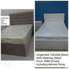 New Single bed 120x200 new mattress delivery fixing provided! 0