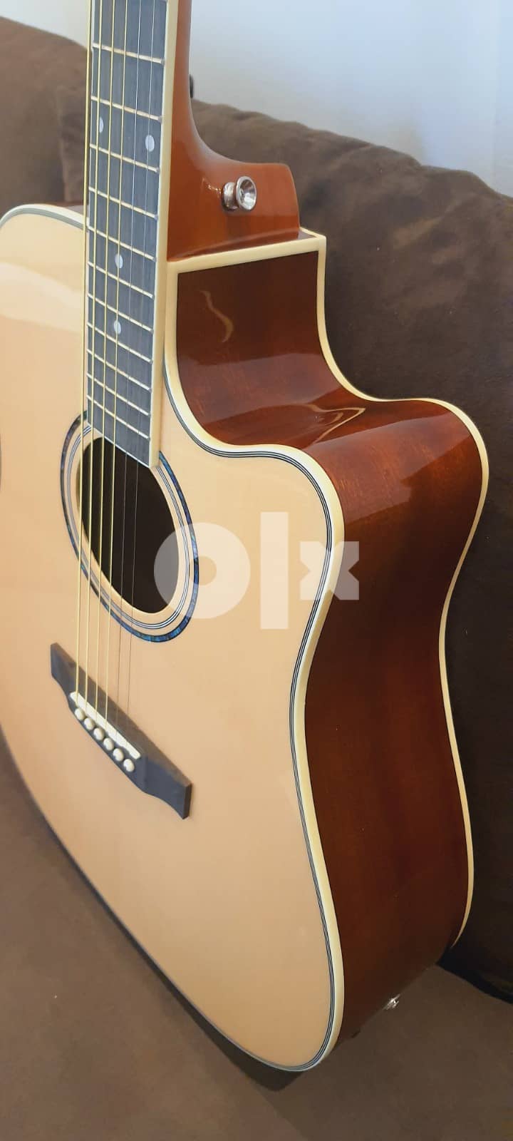 Brand New Acoustic Guitar with Built-in Pickup 1