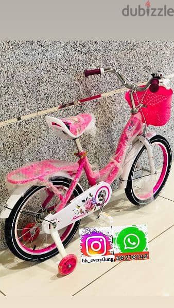 (36216143) Cycle for kid’s with LED Lights on the side wheels (size 18 2