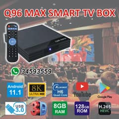 Smart 8K TV Box Android 11.1 8GB Ram 128GB Rom All TV Channel Working 0