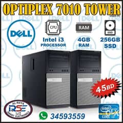 Special Offer DELL Core i3 Tower PC Ram 4GB 256GB SSD DVD Very Good 0
