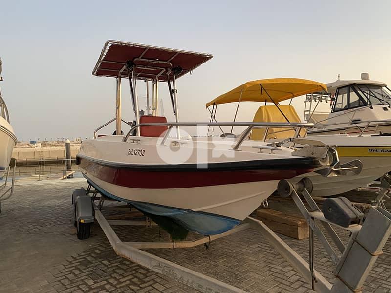 BOAT FOR SALE - 25 FT Spartan with Four Stroke Suzuki 140 HP Engine 0