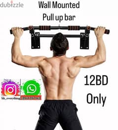 (36216143) New wall mounted Bar Steel Home Gym Workout Chin up 0