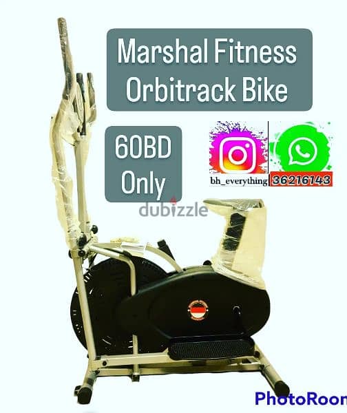 (36216143) Marshal Fitness Orbitrack Bike
PRODUCT FEATURES : Great 0