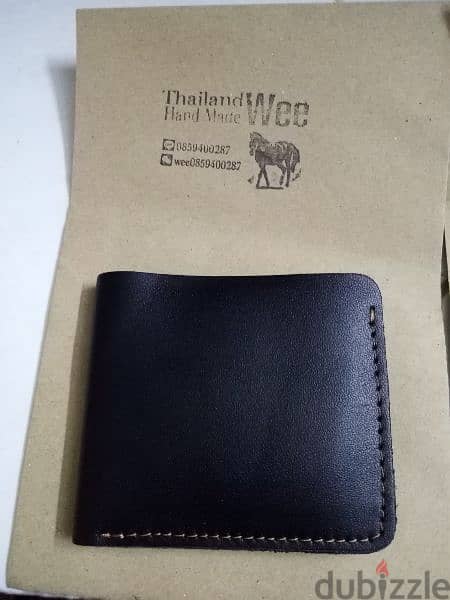 pure leather hand made wallet 2