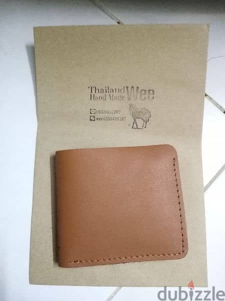 pure leather hand made wallet 3