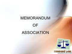 70% Discount Memorandum Of Association Special Offer. 0