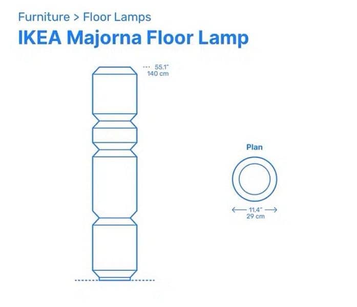IKEA Majorna floor lamp 1