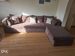 Large corner sofa for sale with cushions 0