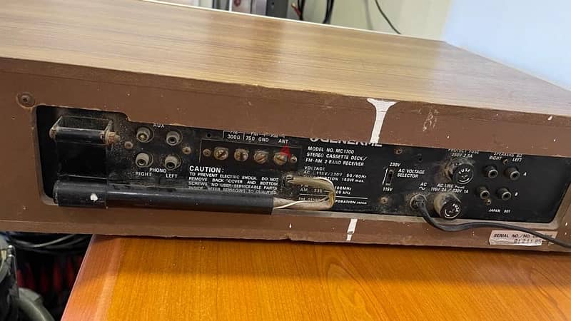 general brand vintage stereo 2