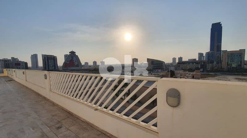 BD 390 with E&W, 1 Bedroom apartment in 23rd floor in seef area 17