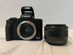 Canon EOS M50 Mirrorless Camera Black w/ EF-M 15-45mm IS STM Lens 0