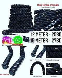 (36216143) DURABLE & 100% SAFE - FITSY battle rope is constructed from 0