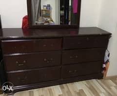 dresser table with mirror, 10 BD 0