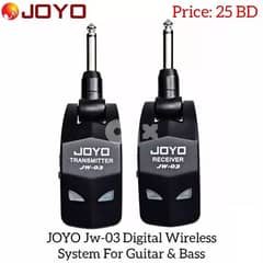 New JOYO Jw-03 Digital Wireless System For Guitar & Bass 0